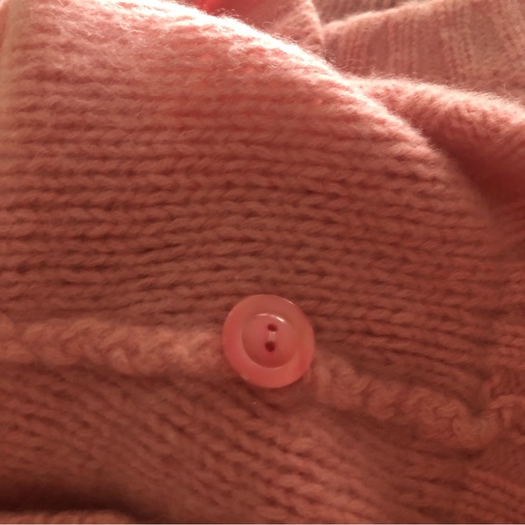 Mariele Waithe Pink Cashmere cardigan Sweater Small - Picture 6 of 7